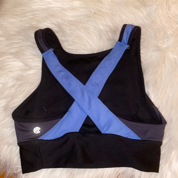 Workout top sports bra longline crop - Picture 2 of 2